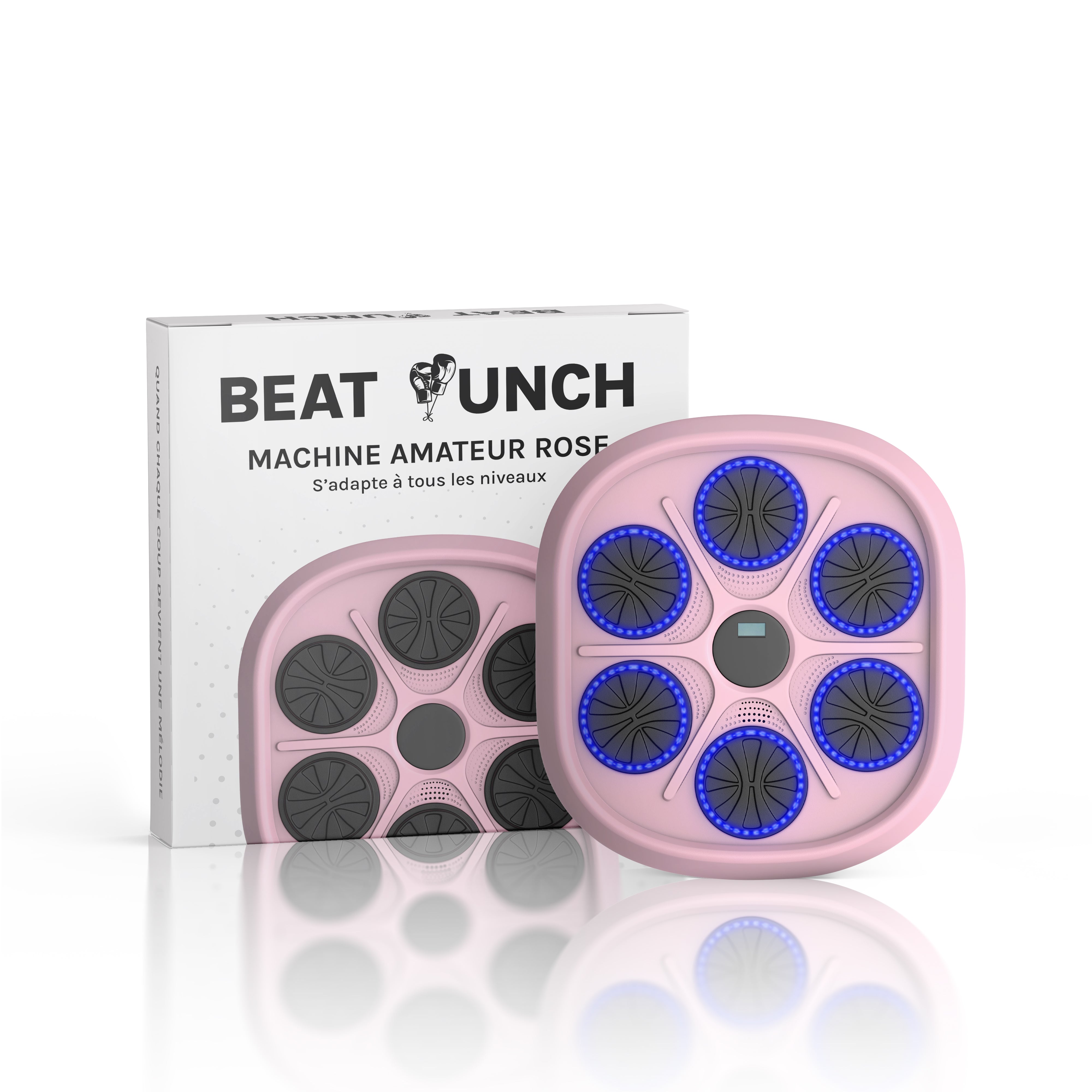 BeatPunch™ - Macchina da Boxe Musicale Edizione Limitata Rosa